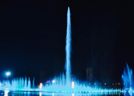 Super schockierender geführter Teich-Brunnen im Freien, tanzender super hoher Spray des Pool-Brunnen-100m fournisseur