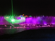Bunte RGB Laserlicht-Show im Freien mit Laser-Wasser-Schirm-Projektor fournisseur