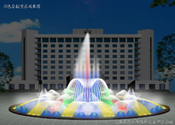 Farbe künstliche Intelligenz-runder Ruhm-kleine musikalische Brunnen RGB /RGB DMX fournisseur