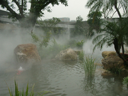 Kleiner Rauchgas-Nebel-Nebel-Wasser-Brunnen, Edelstahl-Boden-Nebel-Brunnen fournisseur