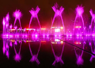 Musikalisches Tanzen-trockener Plattform-Brunnen Mexikos mit modernen Lichtern DMX 512 System-LED fournisseur