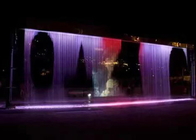 Wand-dekorativer Digital-Wasser-Vorhang-Brunnen für Hotel-Lobby-Büro und Haus fournisseur